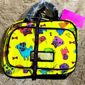 MultiColor Betsey Johnson Weekender/Cosmetic Bag